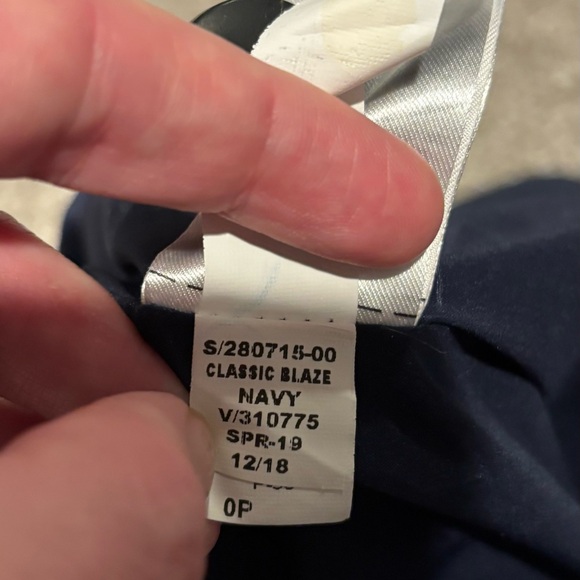 Banana Republic Navy Blue Blazer 0P - Picture 8 of 8